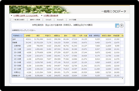 統計センター一般用ミクロデータ
